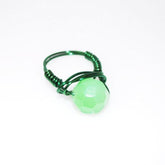 Green Jade Faceted Wired Ring - FashionByTeresa
